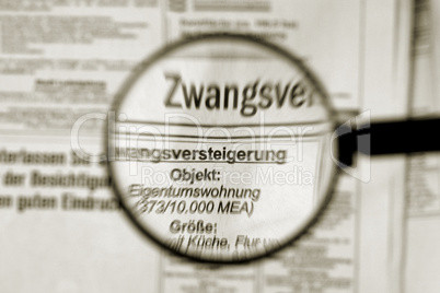Zwangsversteigerung